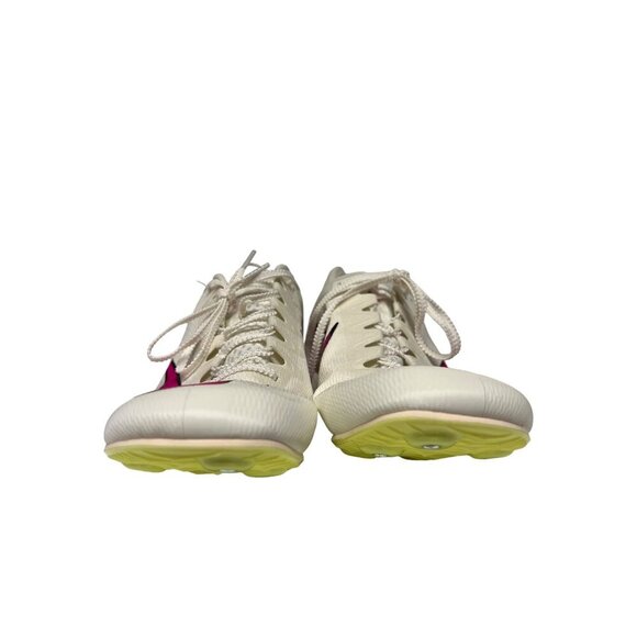 NEW Men's Nike Zoom Rival Sprint Track and Field Spikes White Pink Size 12.5 - Picture 4 of 10